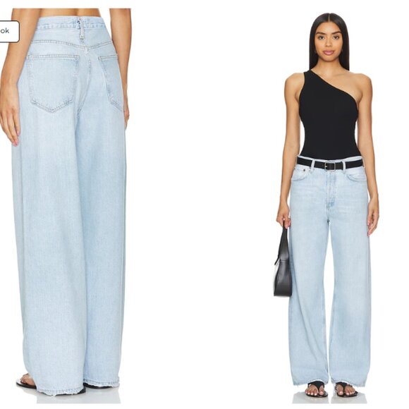 AGOLDE Low Slung Baggy Jeans in Fragment Size 25
